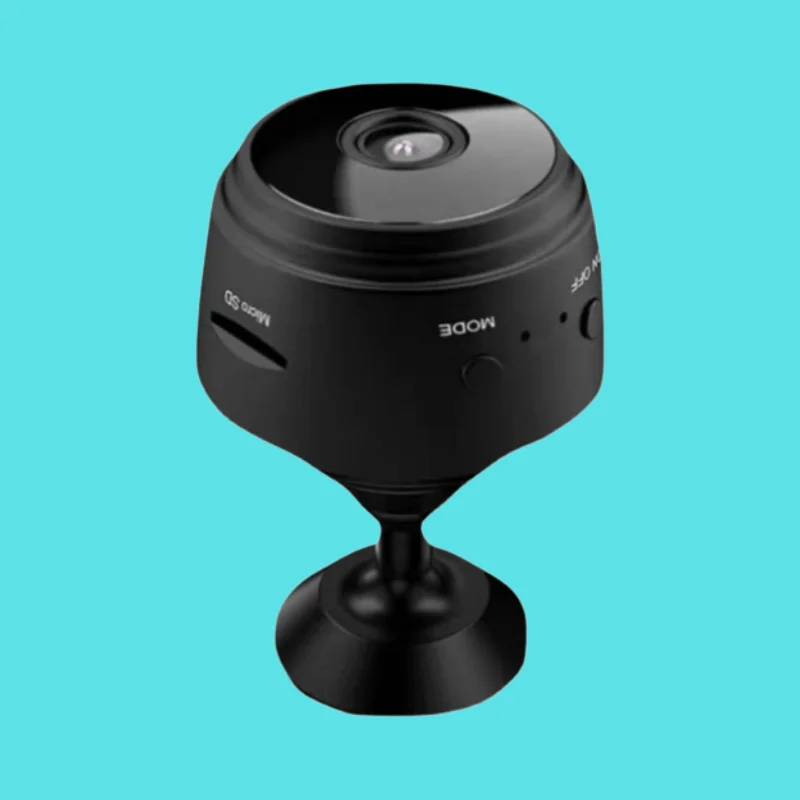 Mini Camera Espiã de Monitoramento Inteligente WiFi Vigilancia Segurança HD 1080p Gravador de Video e Voz sem Fio Magnético - Imagem 6