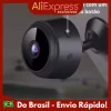 Mini Camera Espiã de Monitoramento Inteligente WiFi Vigilancia Segurança HD 1080p Gravador de Video e Voz sem Fio Magnético