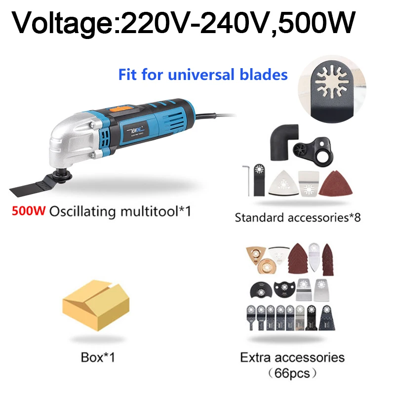 Kit combinado de ferramentas elétricas, ferramenta oscilante, serra recíproca, mini laser circular, junta de biscoito, chave inglesa, ferramenta rotativa - Imagem 5